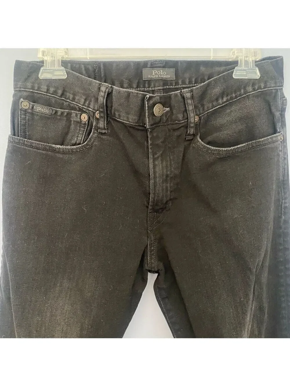 Polo Ralph Lauren Men’s Skinny Black Jeans Eldridge modern Casual 31x32